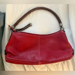 Fossil 1954 Red Leather Shoulder Bag